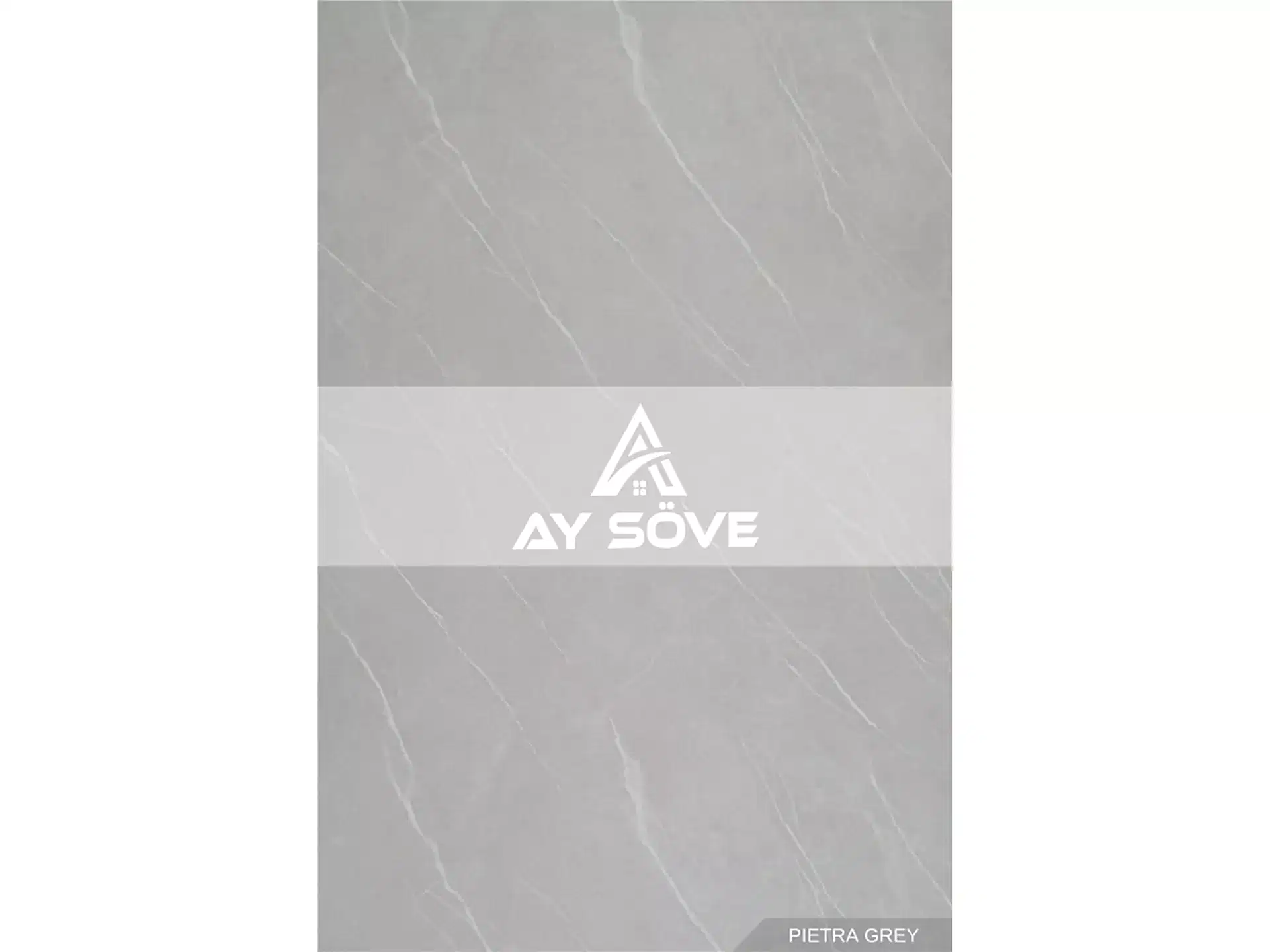 Pietra Grey Marble Patterned PVC Wall Panel 122 cm*244 cm