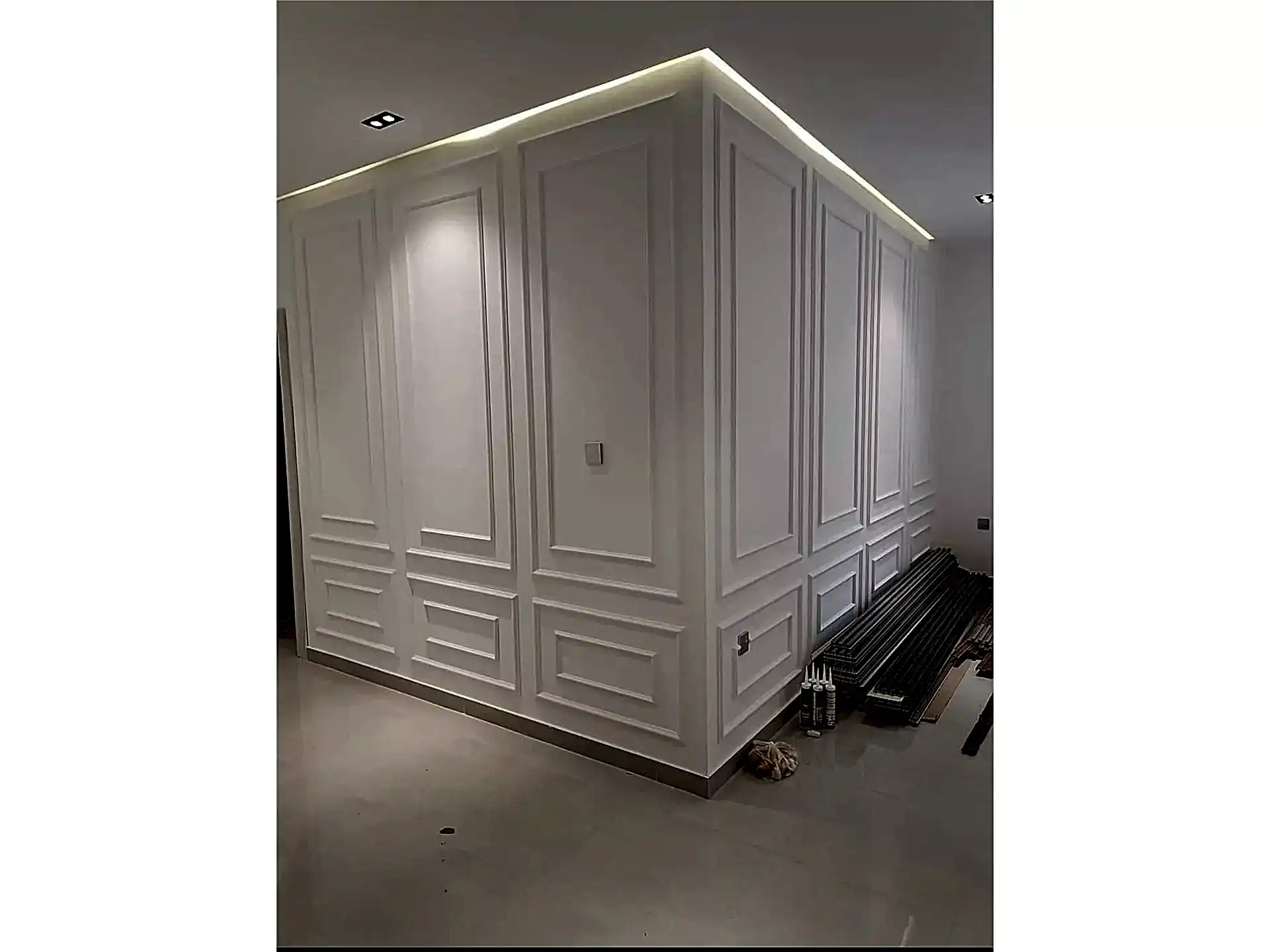 Gümüş 7 cm duvar çıtası