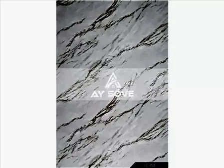 Luna White Mermer Desenli Pvc Duvar Paneli 122 cm*244 cm
