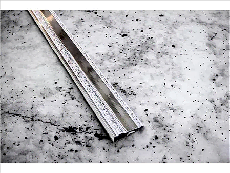 İnox Gümüş Bordür 7cm