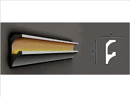 Kartonpiyer Gizli Led Işık Profili-PKG08