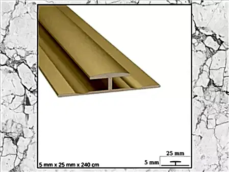 H Altın Duvar Profili