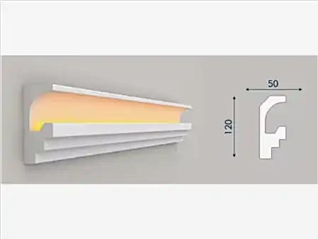 Kartonpiyer Gizli Led Işık Profili-PKG08