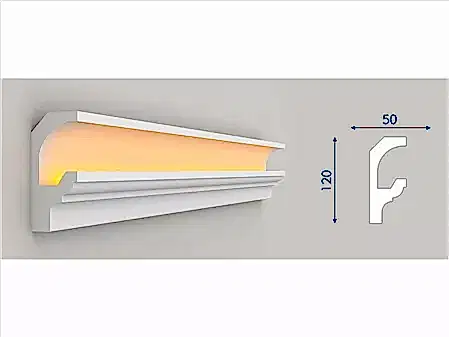 Kartonpiyer Gizli Led Işık Profili-PKG06