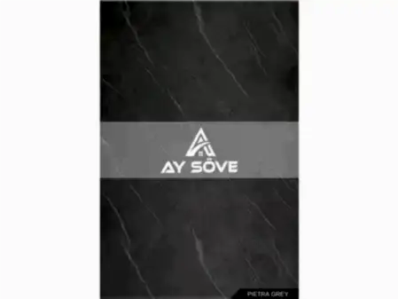 Pietra Grey Mermer Desenli Pvc Duvar Paneli 122 cm*244 cm