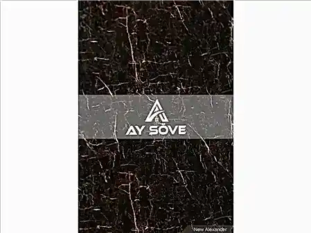 New Alexander Mermer Desenli Pvc Duvar Paneli 122 cm*244 cm