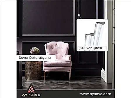 Decoration with TV Back Lath Models