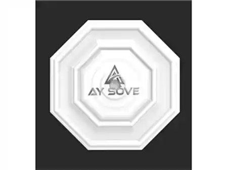 Dekoratif Tavan Göbekleri-Sekizgen Göbek- 40cm PG408