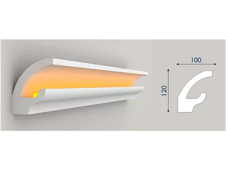 Kartonpiyer Gizli Led Işık Profili-PKG08