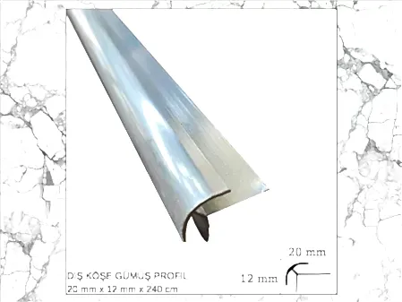 Dış Köşe Gümüş Duvar Profili